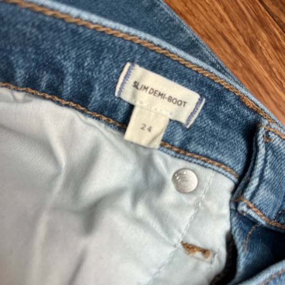 Madewell jeans slim Demi boot size 24 EUC - Picture 4 of 9